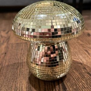 Gold Disco Mushroom Candle ❗️Viral❗️